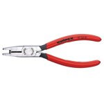 Pince a sertir pour connecteurs scotchlok avec tranchants, polie, 155mm