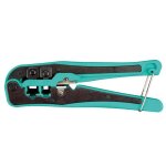 Pince a sertir / couper pour connecteurs modulaires 4p2c, 4p4c (rj10), 6p4c (rj11), 6p6c (rj12), 8p8c ...