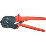 Pince  sertir  deux mains pour connecteurs non isols  ft ouvert, sertissage en f, capacit 0, 1 ...