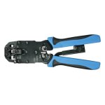 Pince a sertir professionnelle pour connecteurs modulaires 4p4c, 6p4c, 8p8c (rj11, rj12, rj45) & dec