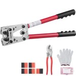 Pince a sertir - vevor - outil de sertissage outil sertissage cosse batterie awg10 - 1 - 0 cuivre alu ...
