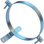 Pince pour tube poêle galvanisé avec support 200 mm Pince pour tube poêle galvanisé avec support 200 mm