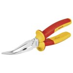 Pince vde � bec long coud�e - bosch professional - 200 mm - isol�e jusqu'� 1 000 v - protection �lectrique ...