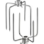 Pince a viande pour tournebroche 12mm - 2 barbecue rotissoire fourchette en acier inoxydable - fixe doublement ...