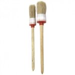 Pinceau brico rond  poils blancs n 4