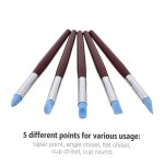 Pinceaux  peinture  pointe en caoutchouc, outils en argile pour sculpture, poterie, faonnage des couleurs, ...
