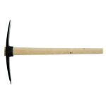 Pioche double face - vorel - 32900 - manche en bois - poids 2, 5kg - poids total 3, 3kg