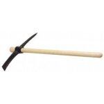 Pioche de terrassier à oeil rond 2. 5kg - manche bois - Pioche de terrassier à oeil rond 2. 5kg - manche bois -