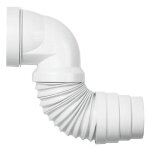 Pipe wc flexible wirquin 1312344 - coude extensible - 230 / 390mm