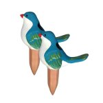 Piquets arroseurs oiseaux terre cuite 120ml 16x10x7, 5cm - lot de 2