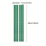 Piquets de jardin en acier revtu, 8 pices, pour fixer des arbres et des plantes, supports de btons ...