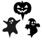 Piquet de jardin d'halloween, squelette de citrouille fant�me, d�coration d'herbe r�sistante a la pluie ...