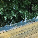 Piquets muraux 2 pcs acier 1 m Piquets muraux 2 pcs acier 1 m