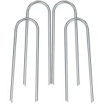 Piquets de trampoline robustes - ancrages de sol en u pour plus de sécurité et de stabilité - acier galvanisé, ... Piquets de trampoline robustes - ancrages de sol en u pour plus de sécurité et de stabilité - acier galvanisé, ...