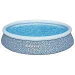 Piscine autoportante ronde 396 x 84 cm bestway fast set avec pompe Piscine autoportante ronde 396 x 84 cm bestway fast set avec pompe