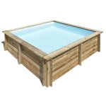 Piscine bois city 2, 25 x 2, 25 x 0, 68 m - gr