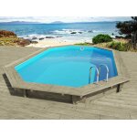 Piscine bois  florida145   - 6. 57 x 4. 57 x 1. 45 m