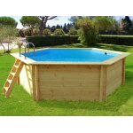 Piscine bois hawai - 4. 10 x 1. 18 m