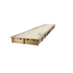Piscine bois lina 15, 50 x 3, 50 x 1, 55 m - liner beige - ubbink
