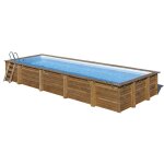 Piscine bois mint 10, 10 x 4, 18 x 1, 46 m - gr