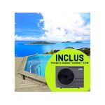 Piscine bois   palma 145   7. 57 x 4. 07 x 1. 44 m + pompe � chaleur pour piscine 6 kw / h inverter  powerline ...