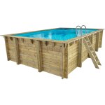 Piscine bois rectangle   panama   - 6. 20 x 4. 10 x 1. 45 m Piscine bois rectangle   panama   - 6. 20 x 4. 10 x 1. 45 m