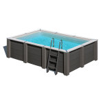 Piscine composite avant - garde rectangulaire 4, 55 x 3, 15 x 1, 26 m - gr�