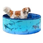Piscine pour enfants pliable portable chien baignoire, la pataugeoire pour les chiots et les tout - petits, ...
