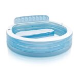 Piscine familiale gonflable avec banquette intgre intex