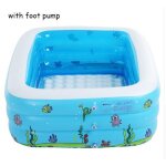 Piscine gonflable pour bébé, baignoire portable, mini aire de jeux pour enfants, 110x90x46cm, été - type ... Piscine gonflable pour bébé, baignoire portable, mini aire de jeux pour enfants, 110x90x46cm, été - type ...