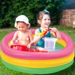 Piscine gonflable pour b�b�, bassin rond �pais, jouet portable, sport de plein air, baignoire pour enfants ...