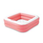 Piscine gonflable carrée saumon - intex Piscine gonflable carrée saumon - intex