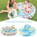 Piscine gonflable familiale portable de haute qualit� 3 pi�ces / ensemble