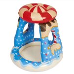 Piscine gonflable en forme de tortue pour enfant de 1  3 ans, jeu d'eau d'extrieur amusant avec parasol ...