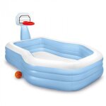 Piscine gonflable octogonale avec panier de basket intex Piscine gonflable octogonale avec panier de basket intex