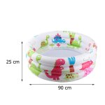 Piscine gonflable en pvc pour enfants, jouet d'�t� doux et amusant, baignoire portable pour jeu d'eau, ...