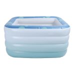 Piscine gonflable rectangulaire en pvc pais
