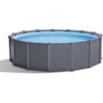 Piscine hors sol graphite gray panel pools 478 x 124 cm intex 26384np Piscine hors sol graphite gray panel pools 478 x 124 cm intex 26384np