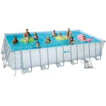 Piscine tubulaire ludo 2 - 4, 01 x 2, 01 x 1, 22 m - sans filtration