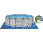 Piscine tubulaire ronde - feta 4 - Ø 4, 57 x 1, 22 m - filtration  cartouche