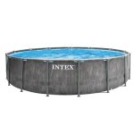 Piscine tubulaire ronde intex baltik 4, 57 x 1, 22 m