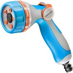 Pistolet d'arrosage asperseur jardin 5 types de jets avec contrle au pouce.