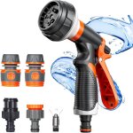 Pistolet arrosage, embout tuyau jardin, pistolet arrosoir haute pression 8 modes d'arrosage réglable ... Pistolet arrosage, embout tuyau jardin, pistolet arrosoir haute pression 8 modes d'arrosage réglable ...