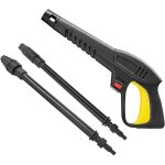 Pistolet a eau haute pression avec lance a jet variable et lance rotative, compatible avec les nettoyeurs ... Pistolet a eau haute pression avec lance a jet variable et lance rotative, compatible avec les nettoyeurs ...