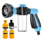 Pistolet  eau  lance  mousse automatique portable, haute pression, buse  3 niveaux, lave - auto  ...