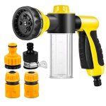 Pistolet  eau  lance  mousse automatique portable, haute pression, buse  3 niveaux, lave - auto  ...