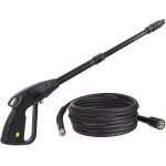 Pistolet nettoyeur haute pression m22x1, 5, goupille de 14 mm avec tuyau Pistolet nettoyeur haute pression m22x1, 5, goupille de 14 mm avec tuyau