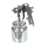 Pistolet peinture par succion godet inférieur pour compresseur Pistolet peinture par succion godet inférieur pour compresseur