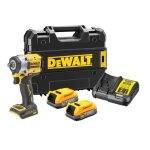 Dewalt - cl� � chocs dcf921e2t - qw 18 v 2x1 7 ah accu.
