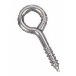 Pitons - vis � bois acier zingu� blanc - 4, 5x30 mm - 100 pi�ces torbel
